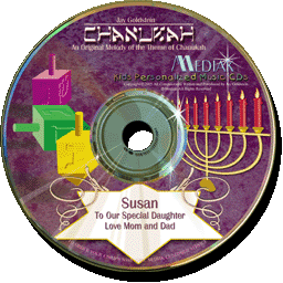 Personalized Music CD for Children - My Chanukah
